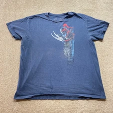 Eighty Sixed Shirt Mens XL Blue Microsoft Studios Graphic Print Tee