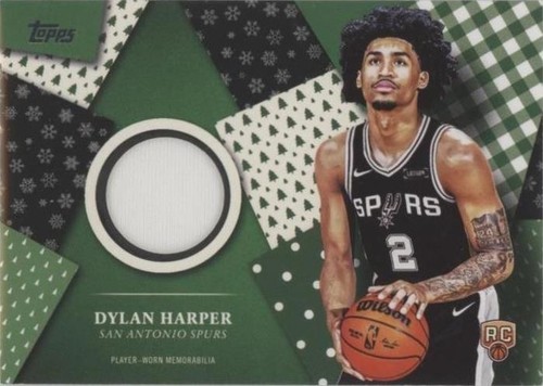 2025-26 Topps Holiday Dylan Harper Rookie #H162 San Antonio Spurs