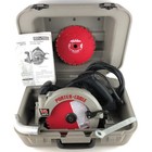 Porter Cable Heavy Duty Left Handed Circular Saw 743 w/ Case Type 1  7-1/4” 15A