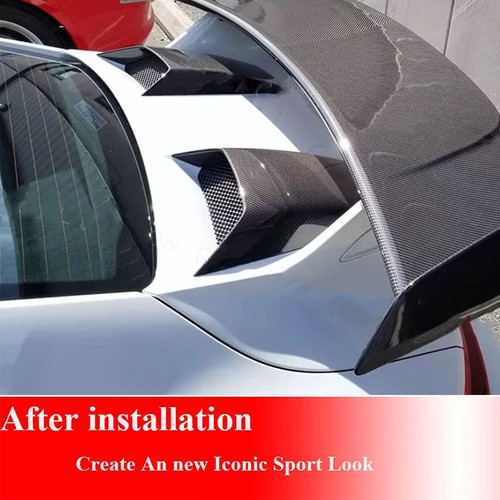 Dry Carbon Fiber Rear Intake Vents Cover Scoop For 2017-19 911 991.2 Porsche GT3 - Picture 12 of 17