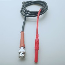 MHV 3KV 3000V Male High Voltage to Single 4mm Safety Banana Jack RG58 cable 1~16