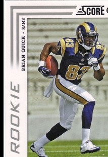2012 Score #309A Brian Quick RC/(run) - FB