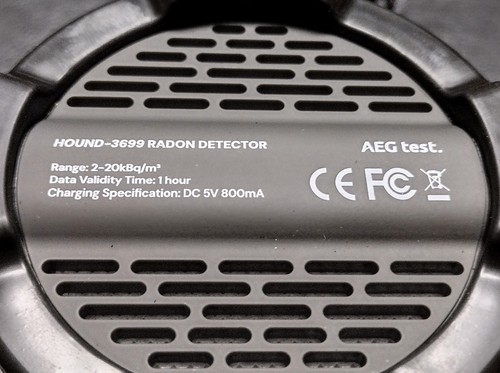 Open Box HOUND-3699 Rilevatore di radon Nero - Foto 5 di 5