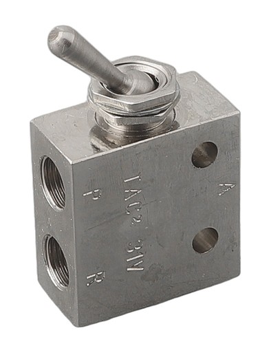 Pneumatic Valve Valves & Manifolds Toggle Lever/hold Type 1.35MPa 3 Way 5Hz - Picture 7 of 12