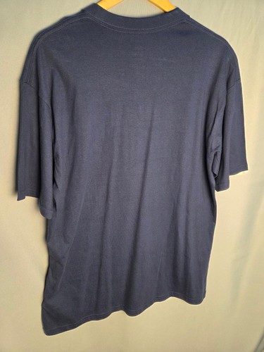 Men’s Seahawks T-Shirt Navy W Green Pullover Short Sleeves Majestic Size XL NWT - Picture 4 of 9