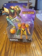 Metroid Samus w/ Morph Ball 4" Figure World of Nintendo Jakks Pacific Toy