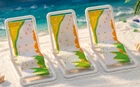 Vintage 1980s Barbie Beach Chairs Set of 3 Mattel Folding Lounge Chairs Yellow