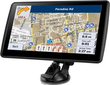 Car Truck GPS Navigation System 7 Inch Touch Screen 2025 Maps Spoken Direction
