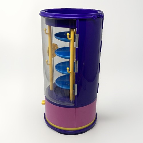 Vintage DAYNIN 2COOL FASHION Girls Kids JEWELRY Revolving Carousel Display Case - Picture 5 of 6