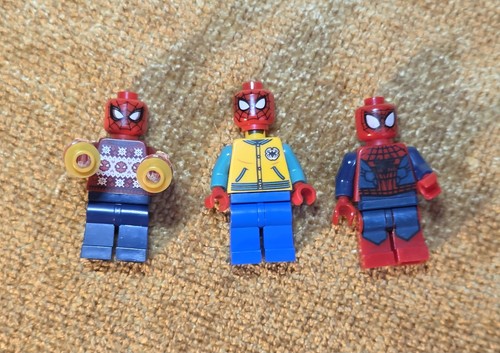 3 LEGO Spider-Man Minifigures Spiderman Figurines - Picture 6 of 6