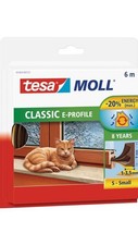 tesa Fenster-/Türmoll moll® 5463 B9mmxH4mmxL6m braun