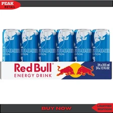 (24 Pack) Red Bull Summer Edition Energy Drink, Juneberry, 8.4 fl oz