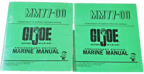 1964 Vintage look Early Issue 2003 Made GI Joe Action Marine Manual Booklets - Picture 1 of 15