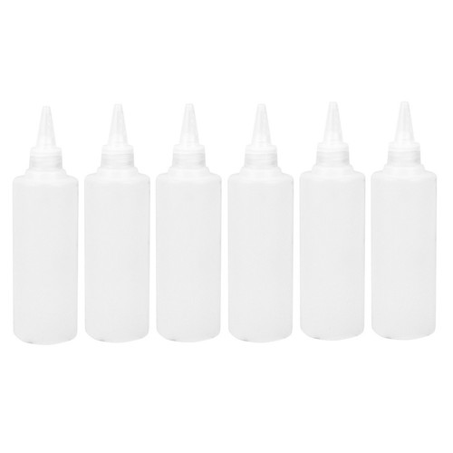 6 Stück 250 ml Kunststoff Quetschflaschen Applikator Flüssigkeitsspender - Bild 2 von 12