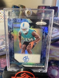 2018 Prizm Minkah Fitzpatrick Navy Camo SSP Rookie Autographs RC Auto # 10/25