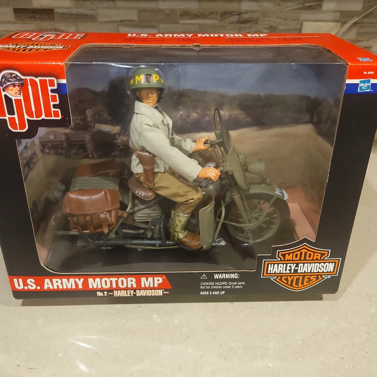 G.I. Joe Military & Adventure 1:6 Motorbike Action Figures for