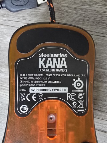 SteelSeries Kana Gaming Mouse Black Used/Tested Unboxed - Picture 3 of 6
