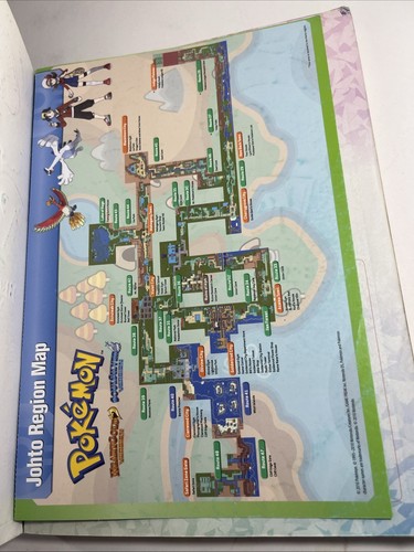 Pokémon Johto Guide HeartGold and SoulSilver with Poster - Picture 2 of 5