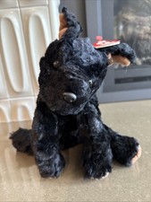 TY Classic Plush 1996 "Pepper"  13" Black Fuzzy Fur With Brown Pads On Ft  MWMTs