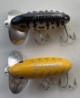 Two Vintage 3/8 Oz Jitterbug Lures One With Box And Catalog.