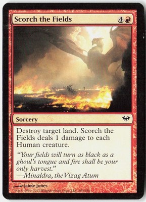 Magic Scorch the Fields Dark Ascension [DKA - 103] NM Common