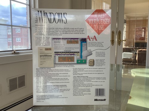 SEALED VINTAGE Microsoft Windows 3.1 ~ 1992 Operating System RARE MINT CONDITION - Picture 4 of 7