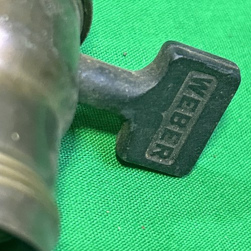 5 PIEZAS ANTIGUAS DE LUZ DE ENCHUFE DE LÁMPARA DE PALETA WEBER VINTAGE - Imagen 4 de 13