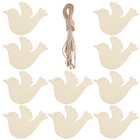  Thanksgiving Decorations Bird Ornament Hanging Pendant Wood Craft