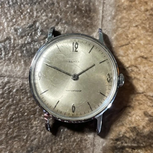 1964 Timex Marlin 33mm Waterproof Vintage Men’s Mechanical Watch Parts/Repair