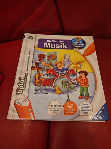 Tiptoi Die Welt Der Musik Buch 4-7 Jahre Sehr Guter Zustand