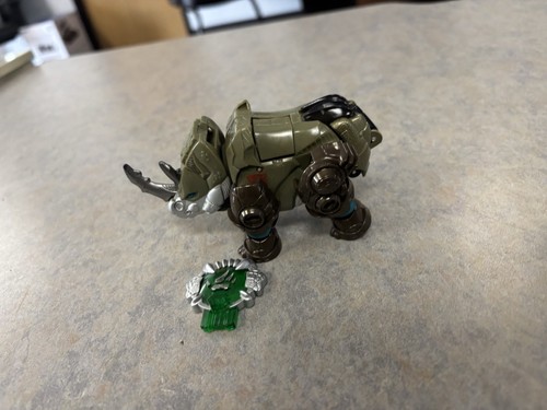 Transformers Backstop Cybertron Scout Class Autobot 2010 Key Rhinox Beast Wars - Picture 7 of 8