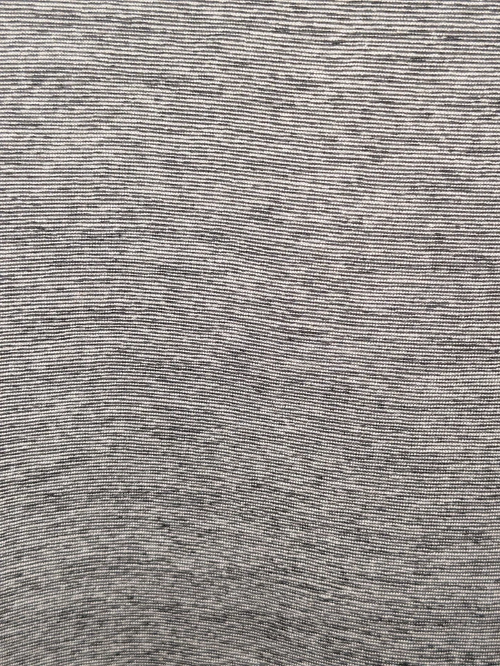 Theory Gaskell H Kornati Henley Mens Pima Cotton SS Gray Microstripe Button Up L - Image 3 of 4