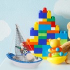 2pcs Wooden Sailboat Decor Wooden Sailboat Ornament Model Boat Toy Woodcraft