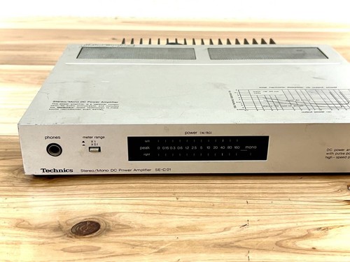 Technics SE-C01 Stereo Mono DC Amplifier Micro Series SEC01 As Is Junk - Picture 4 of 6