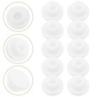  10pcs Washbasin Sink Overflow Cover Round Overflow Drain Caps For Washbasin And