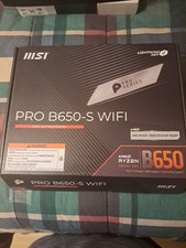 MSI PRO B650-S WIFI AM5 AMD B650 PCIe 4.0 Wi-Fi 6E ATX Motherboard NEW