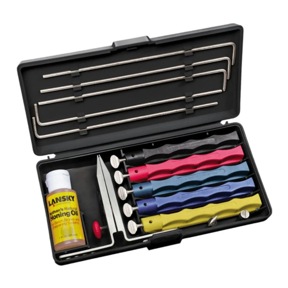 Lansky Deluxe 5 Stone System Precision Knife Sharpening Kit with Hones
Opens in a new window or tab