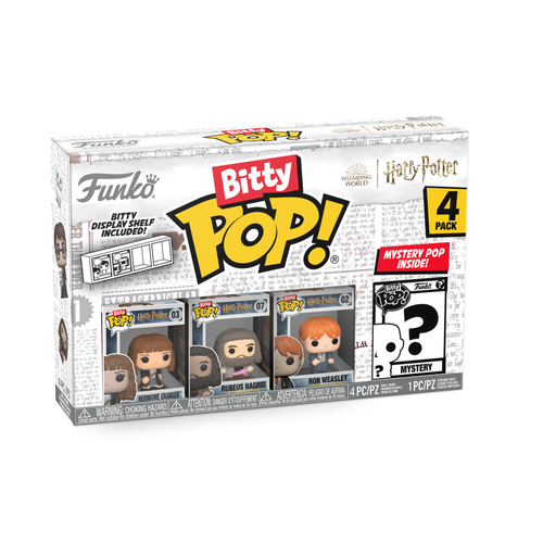 Funko Bitty POP! Harry Potter Hermione Granger 4-pack Vinyl Figures New - Picture 3 of 4