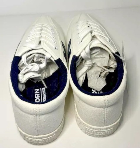 TRETORN Nylite Plus Canvas Women’s Sneaker Shoes Eco Ortholite White/Navy size 8 - Picture 11 of 12