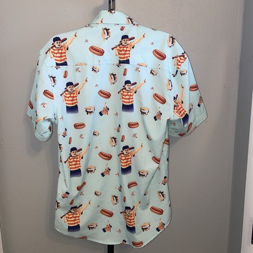 RSVLTS Sandlot Hemd Herren Small Kurzarm Hawaii Film Freizeit Hamm Smores - Bild 5 von 5