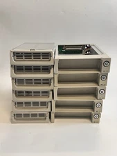 Lot Of 5 Kingwin KF21-IPF Aluminium Ultra For 2.5” & 3.5” IDE Mobile Rack No Key