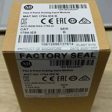 New Sealed Allen Bradley 1794-IE8 SER B Flex 8 PointAnalog Input Module 1794IE8