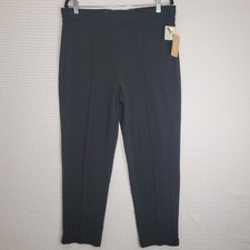 NWT Kate Hill Casual Black HAS 1 Pull On Petite Pants Women's Sz S