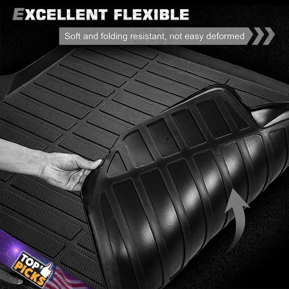 Alfombrilla de maletero trasera TPE para todo tipo de clima para Chevy Equinox GMC Terrain 10-17 Foto 3 de 4