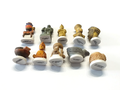 Série complète de fèves LES ARTS PRIMITIFS 2005 Mat * 204 - Imagen 2 de 2