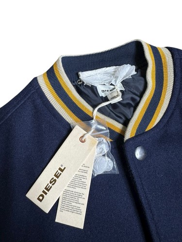 Diesel J- Petro Wool Distressed Denim Sleeve Jacket Brand New With Tag. - Picture 2 of 10