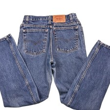 Vintage Levi s five 550 90s relaxed fit medium wash jeans 27 x 29 USA made