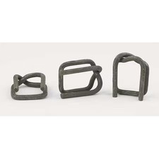 Strapping Buckle, Steel, 1-1/4 In., Pk250,  2Cxr2