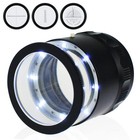 10X Loupe Magnifier, Jewelers Loupe 8 Led Light 4 Glass Scale Chart Loupe Mag.