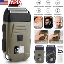 Men's USB Rechargeable Electric Shaver Trimmer Razor For Hair Beard Shaving